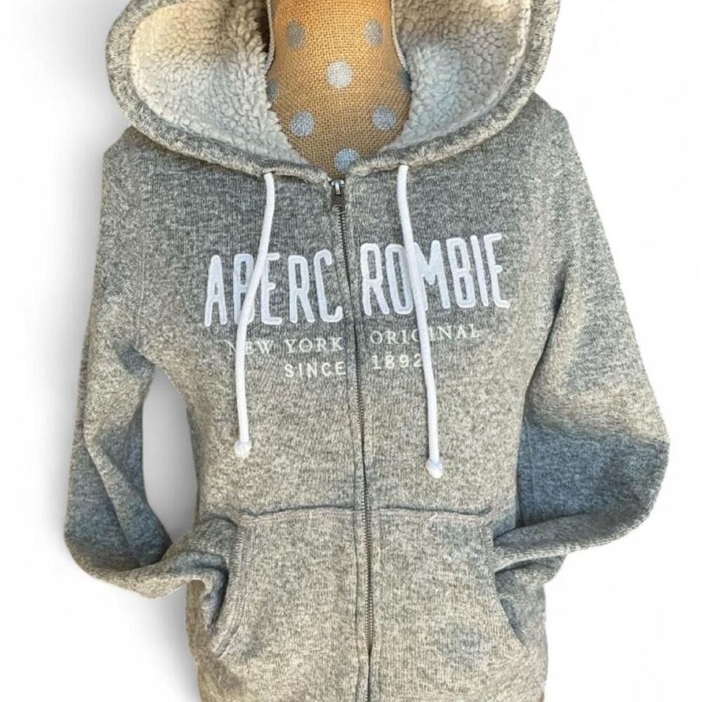 Abercrombie-fitch Women's Grey Hoodie